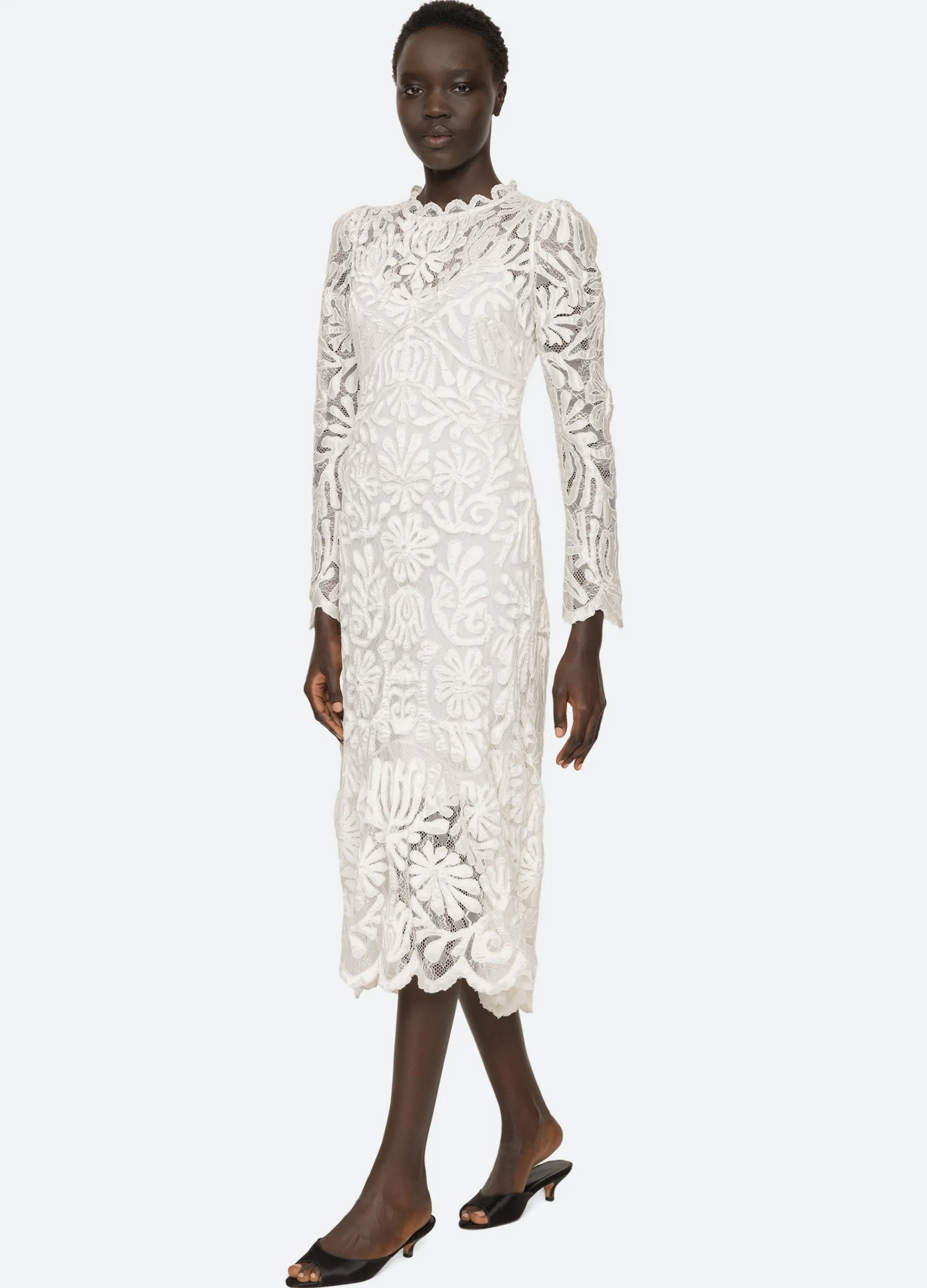 Outlet Sea New York Agathe L/S Dress Cream