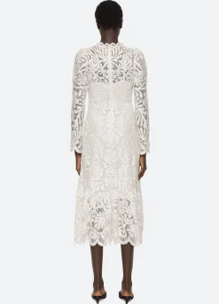 Outlet Sea New York Agathe L/S Dress Cream