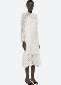 Outlet Sea New York Agathe L/S Dress Cream