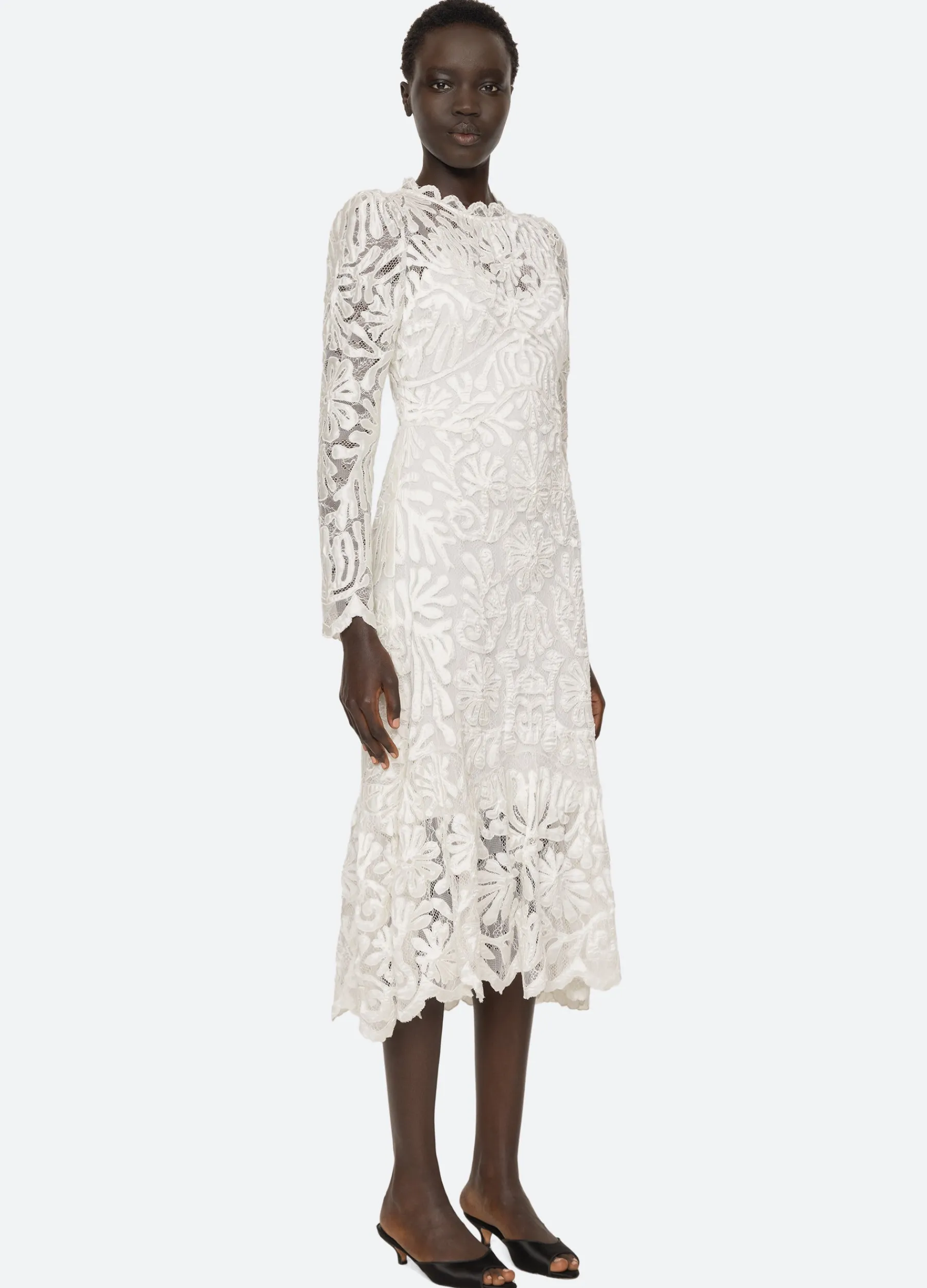 Outlet Sea New York Agathe L/S Dress Cream