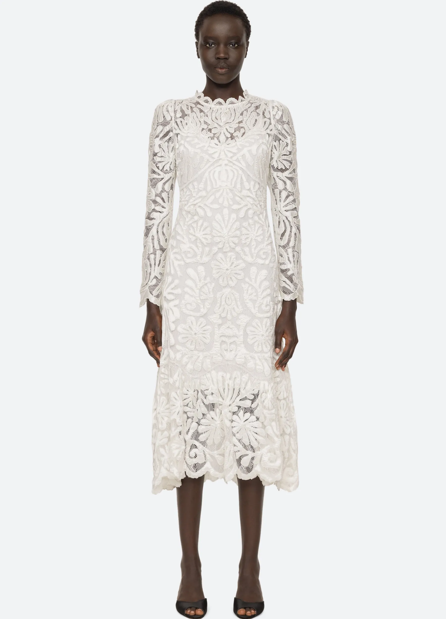 Outlet Sea New York Agathe L/S Dress Cream