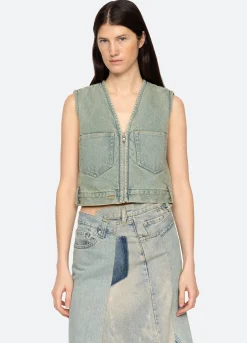 Fashion Sea New York Alba Vest Blue