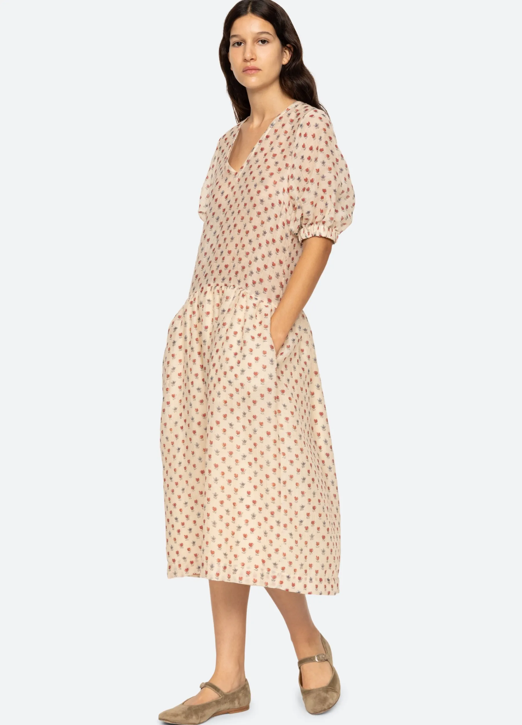 Sale Sea New York Alexis Dress Cream