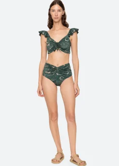 Hot Sea New York Amara Bikini Bottom Green