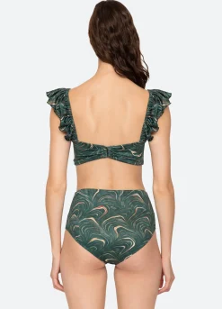 Fashion Sea New York Amara Bikini Top Green