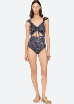 Sale Sea New York Amara Cutout One Piece Navy