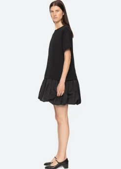 Clearance Sea New York Belen T-Shirt Dress Black