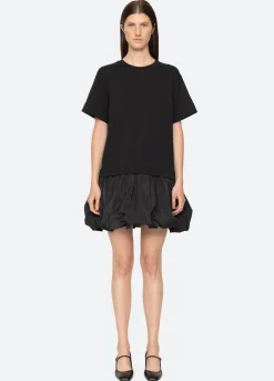 Clearance Sea New York Belen T-Shirt Dress Black