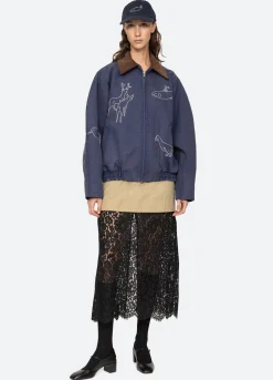 Outlet Sea New York Belle Skirt Khaki