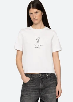 New Sea New York Champagne T-Shirt White