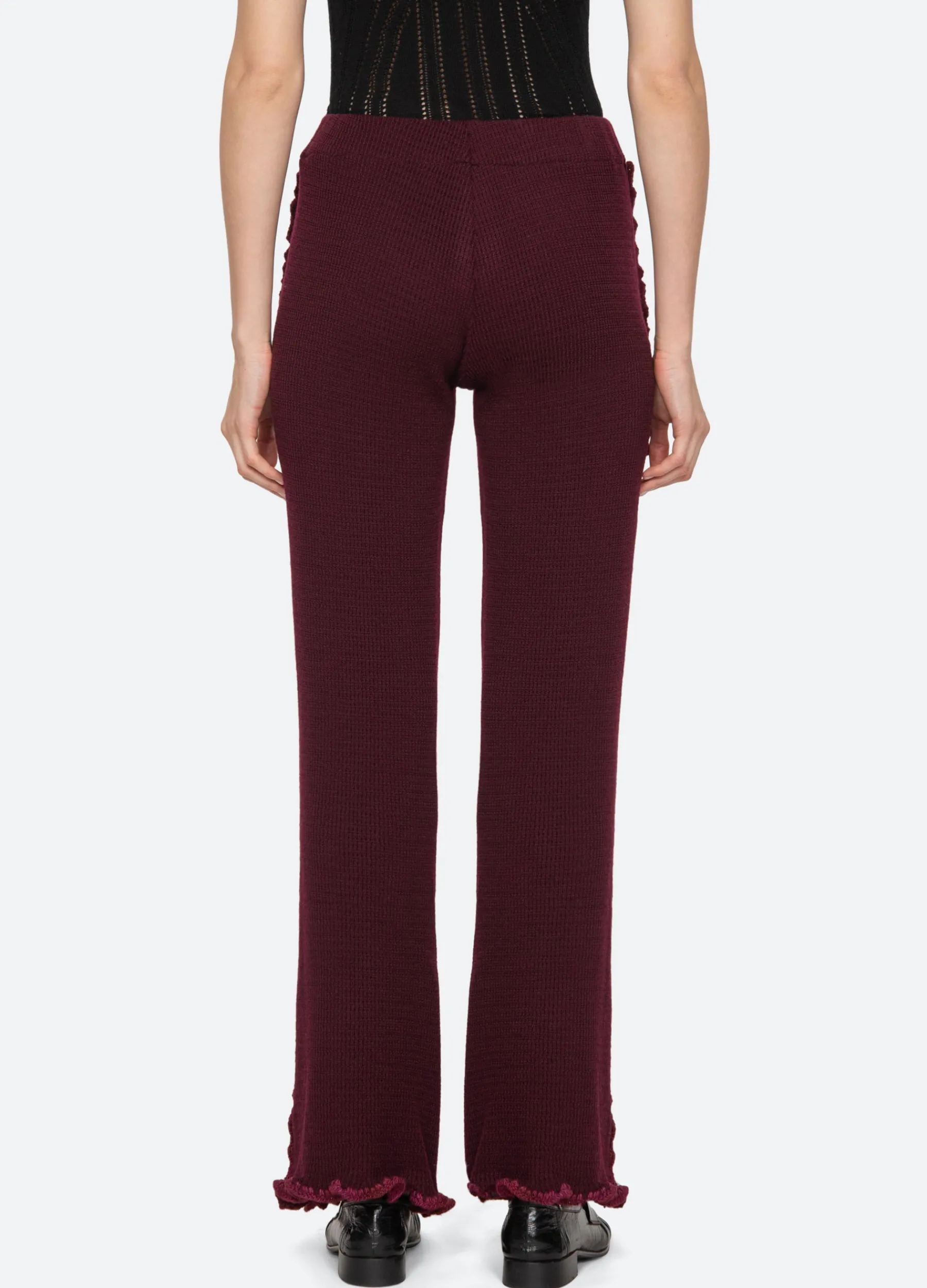 Fashion Sea New York Clare Pants Burgundy