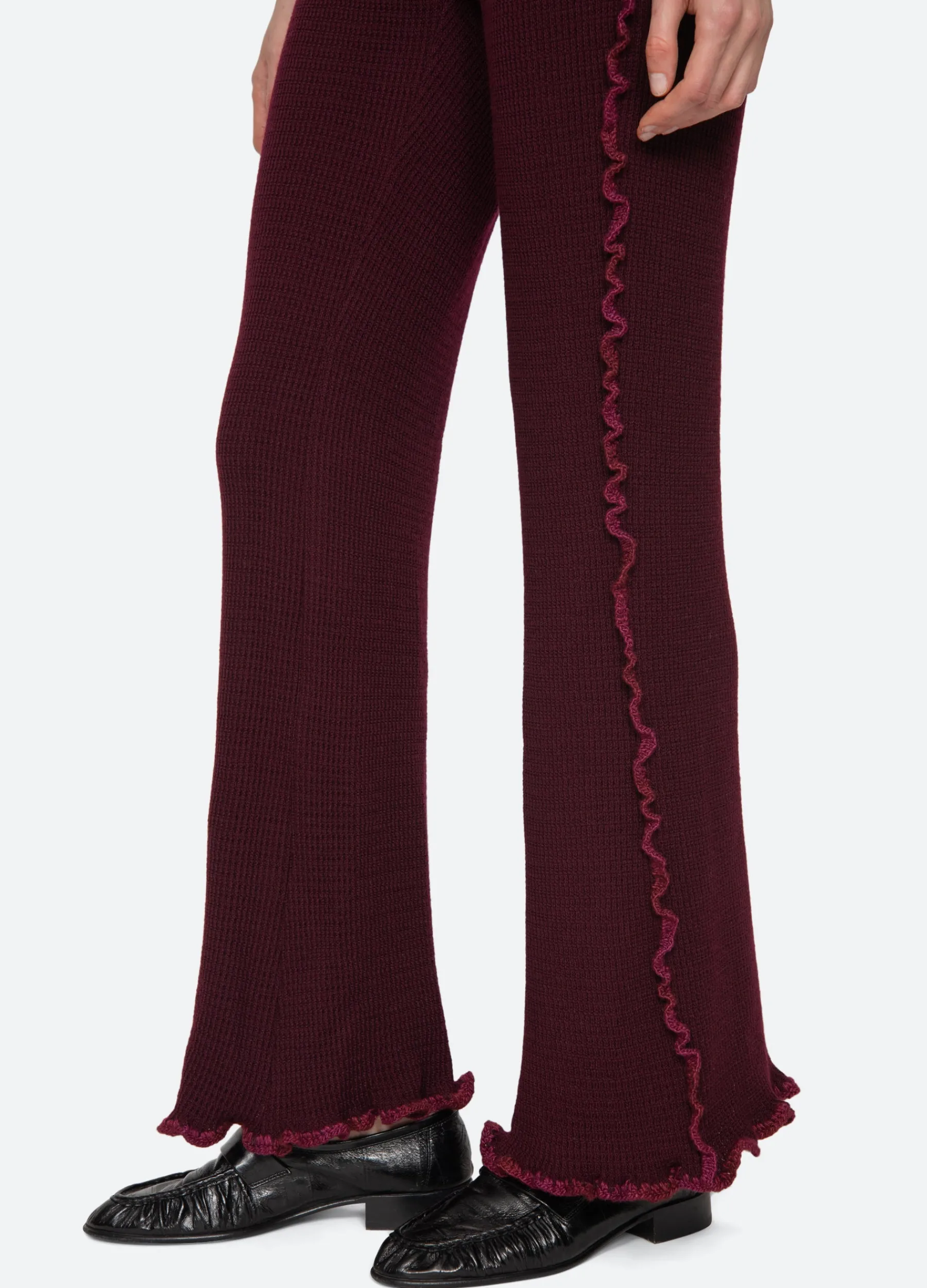 Fashion Sea New York Clare Pants Burgundy