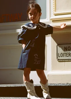 Hot Sea New York Demi Kids Dress Navy