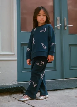Best Sea New York Demi Kids Sweatpants Navy
