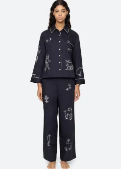 Online Sea New York Demi PJ Set Navy