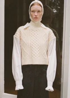 Sale Sea New York Devana L/S Sweater Cream