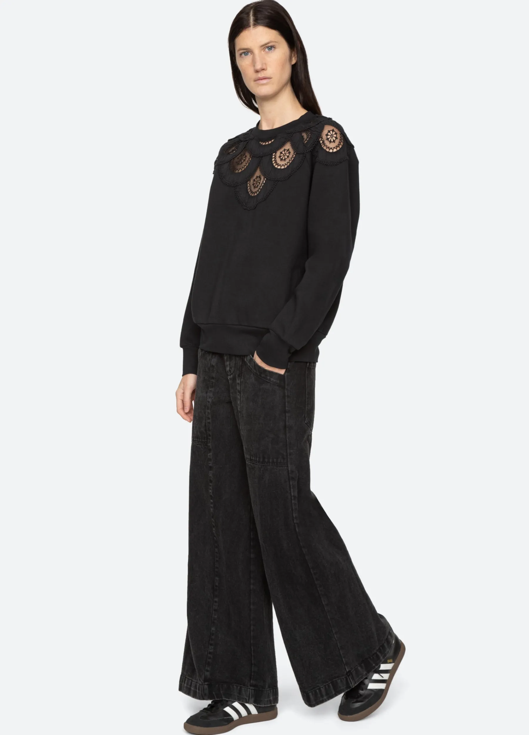 Sale Sea New York Drea Sweatshirt Black