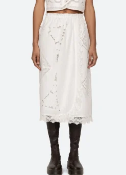 New Sea New York Edith Skirt White