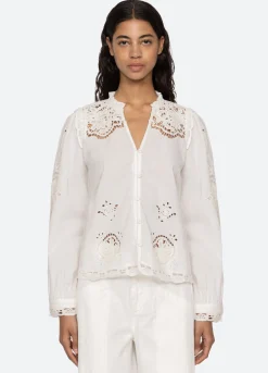 Fashion Sea New York Edith Top White
