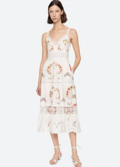 Outlet Sea New York Edwina Dress White