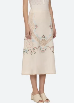 Sale Sea New York Edwina Skirt White