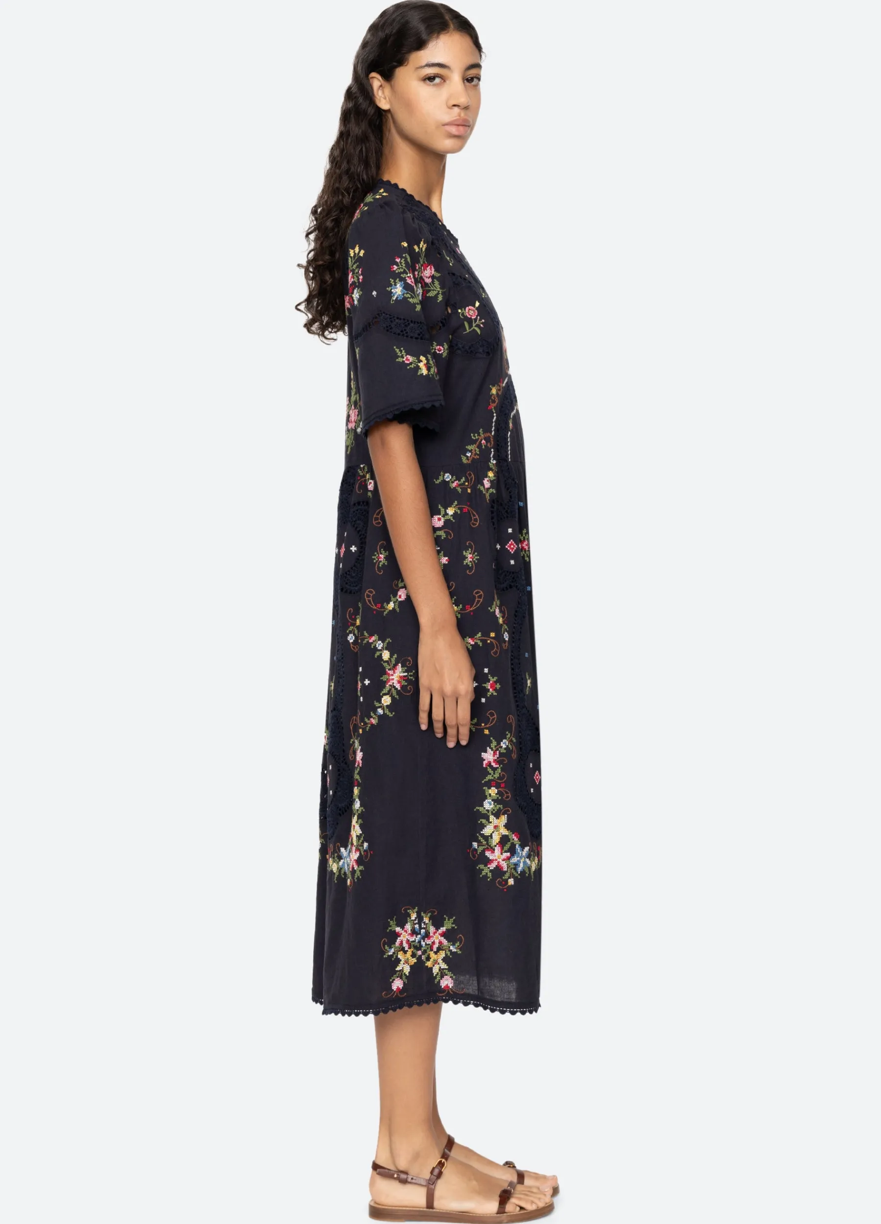 Sale Sea New York Edwina S/S Dress Navy