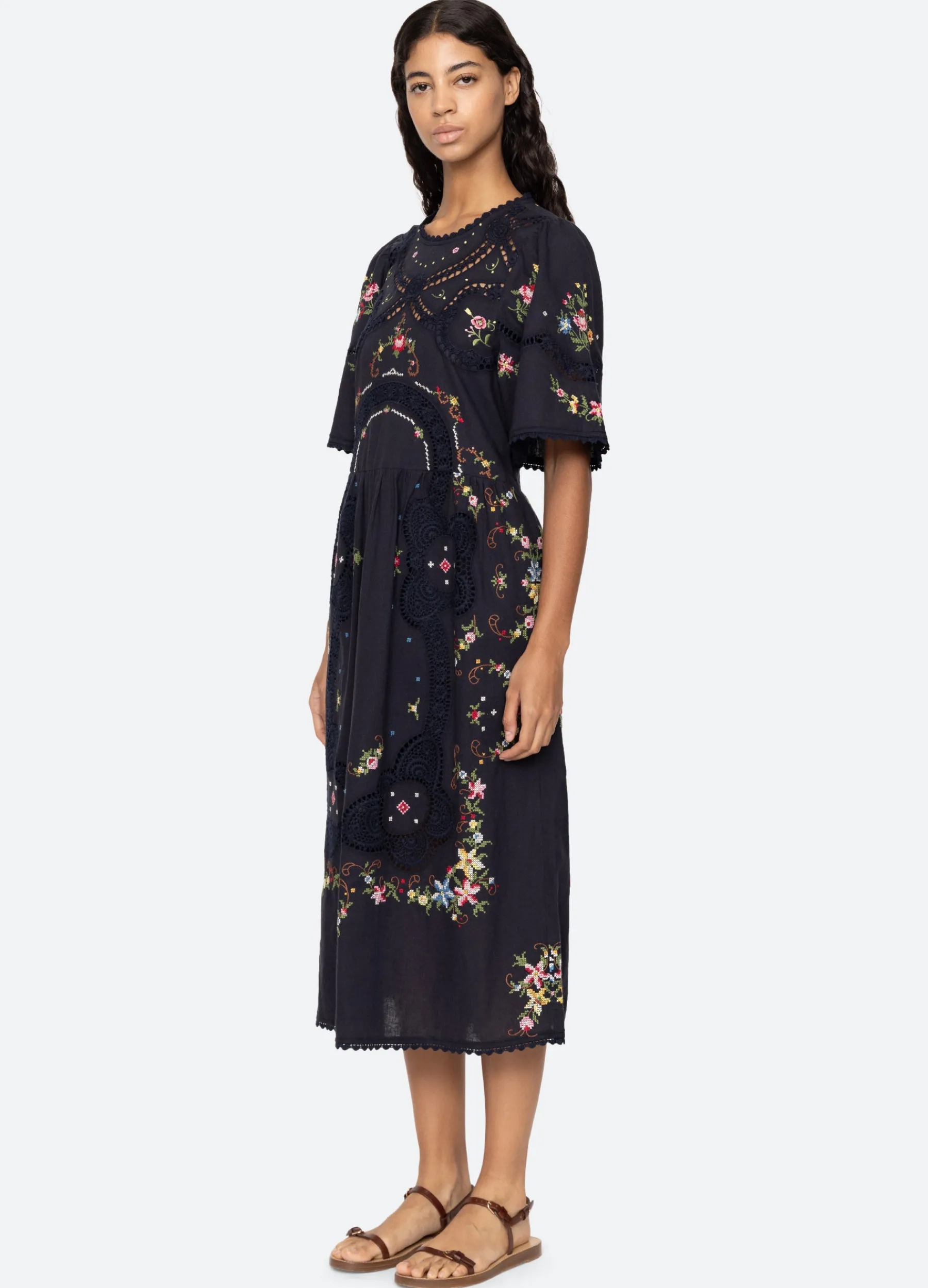 Sale Sea New York Edwina S/S Dress Navy
