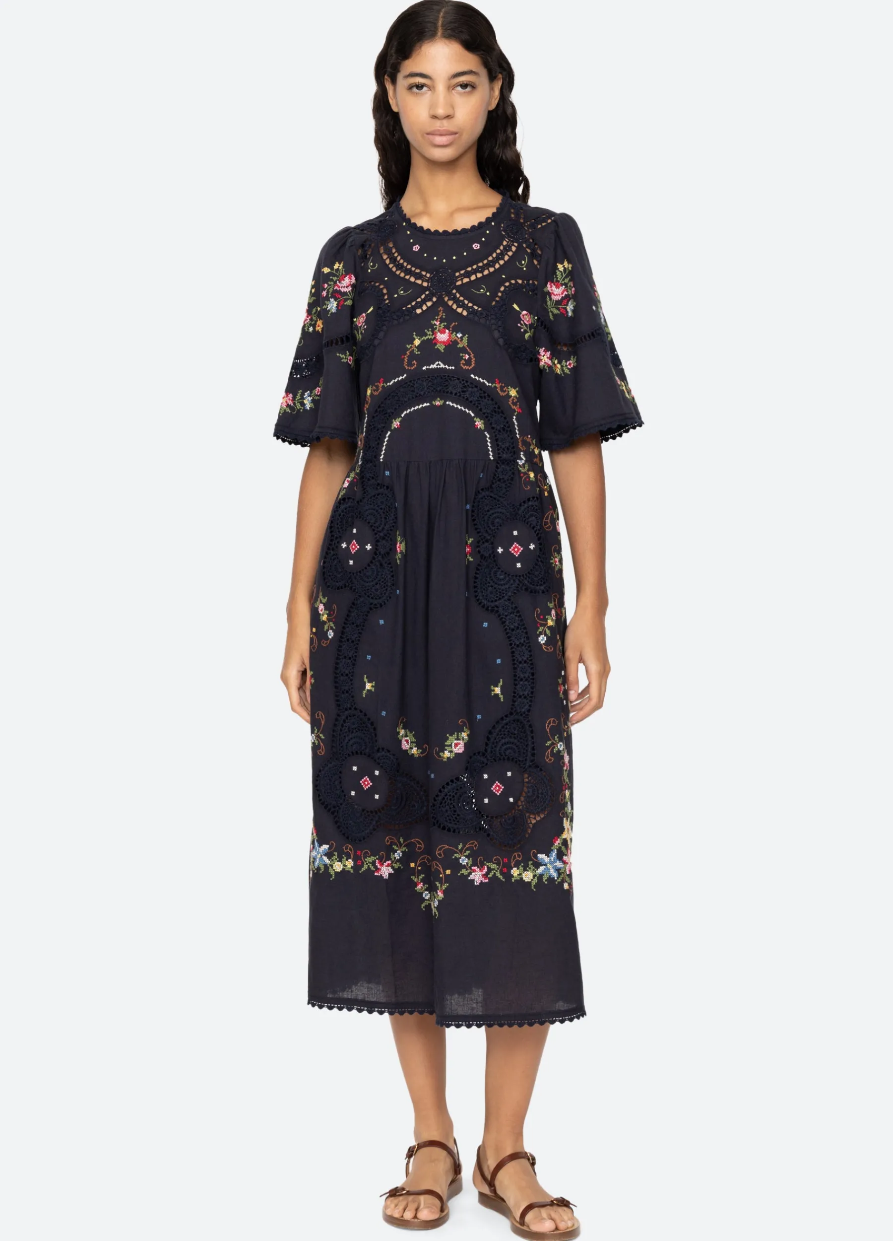 Sale Sea New York Edwina S/S Dress Navy