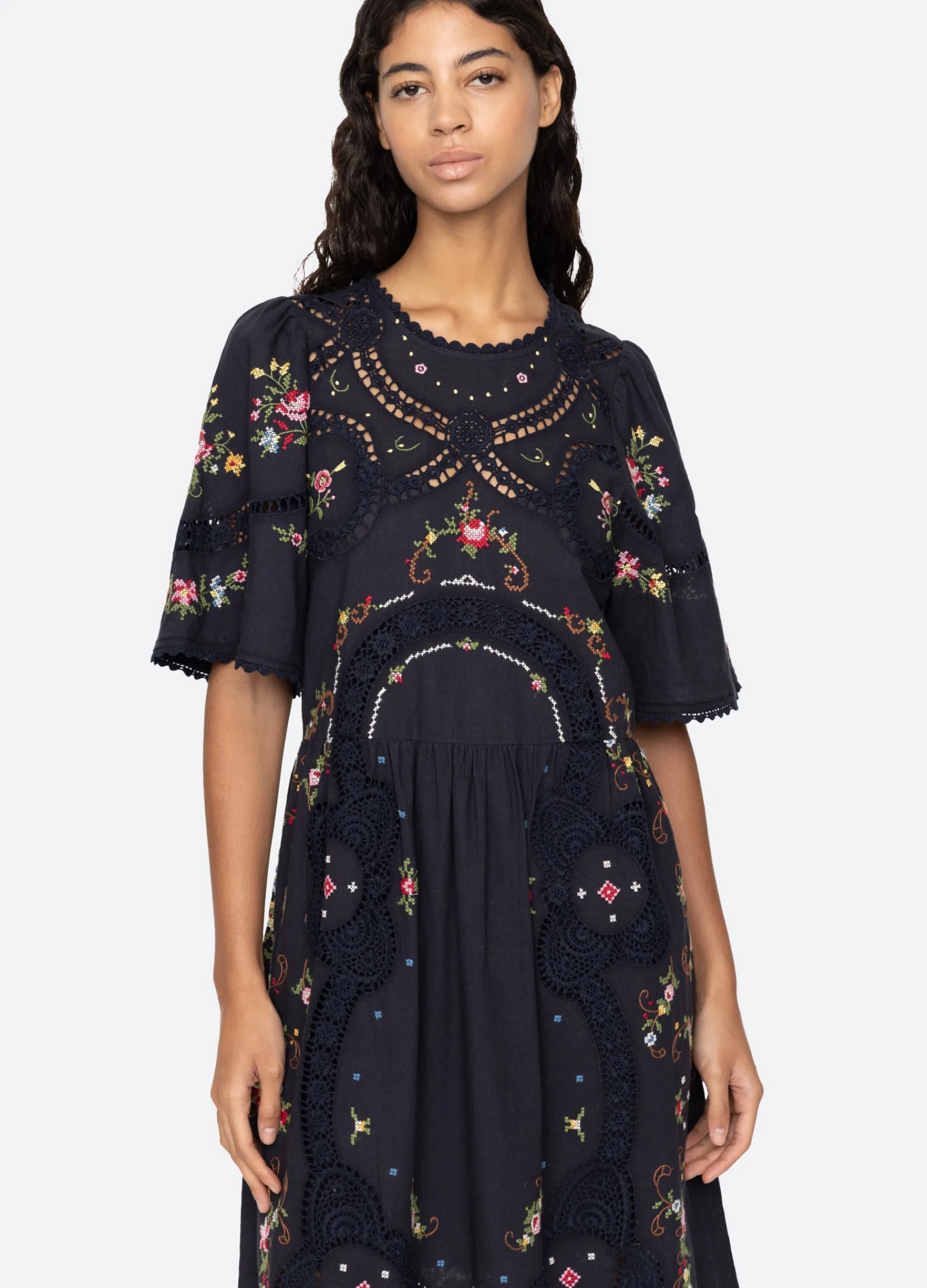 Sale Sea New York Edwina S/S Dress Navy
