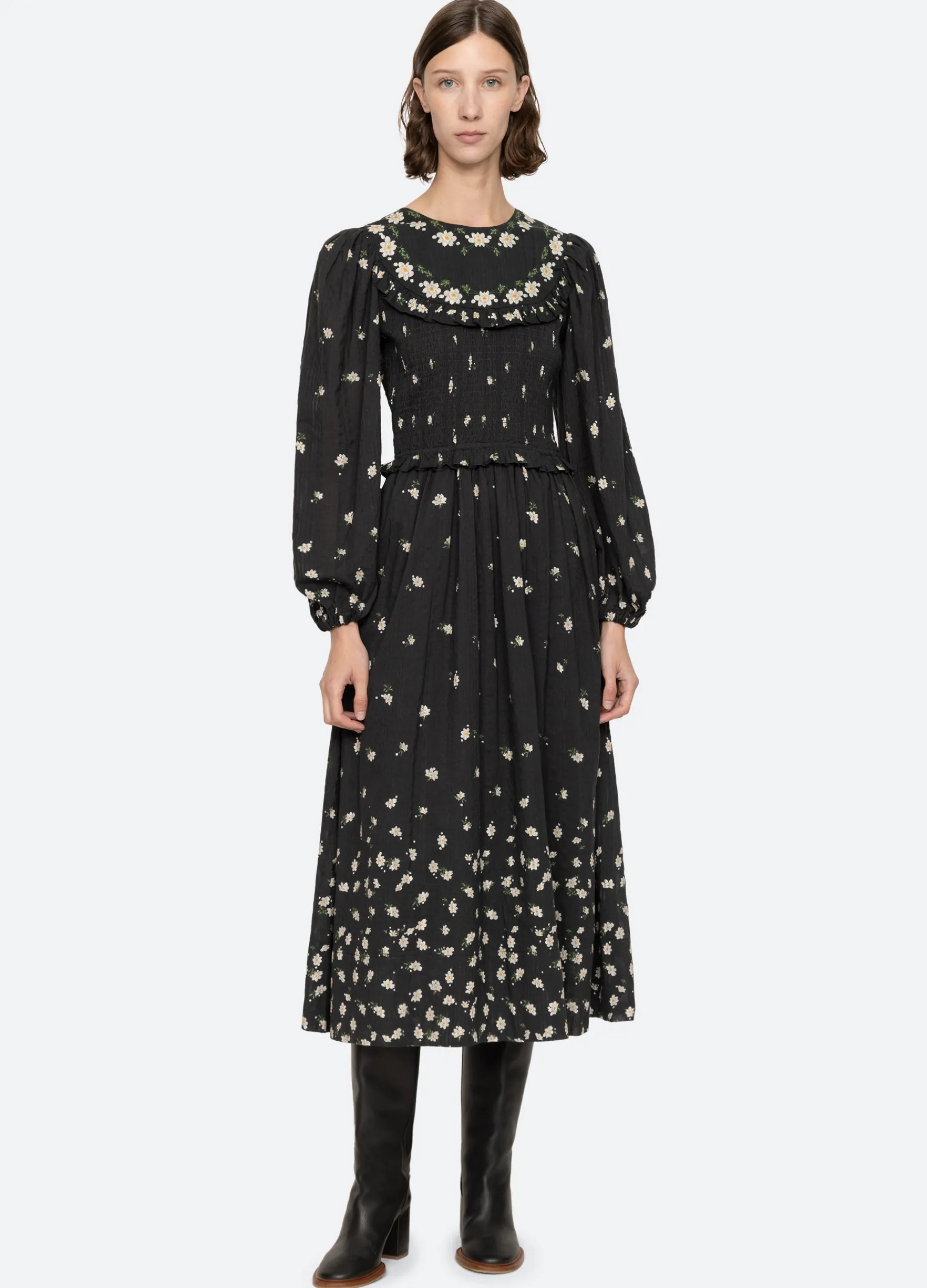 Clearance Sea New York Elizabeth L/S Dress Black