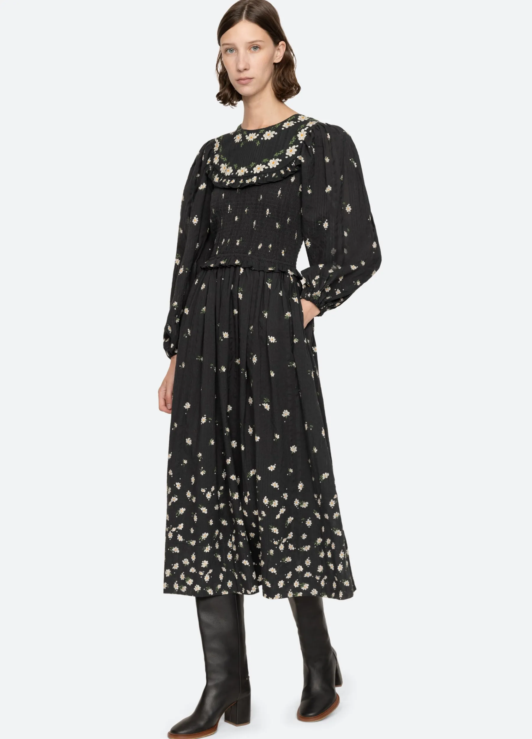 Clearance Sea New York Elizabeth L/S Dress Black