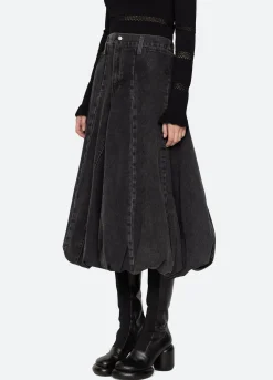 Online Sea New York Elle Bubble Skirt Black