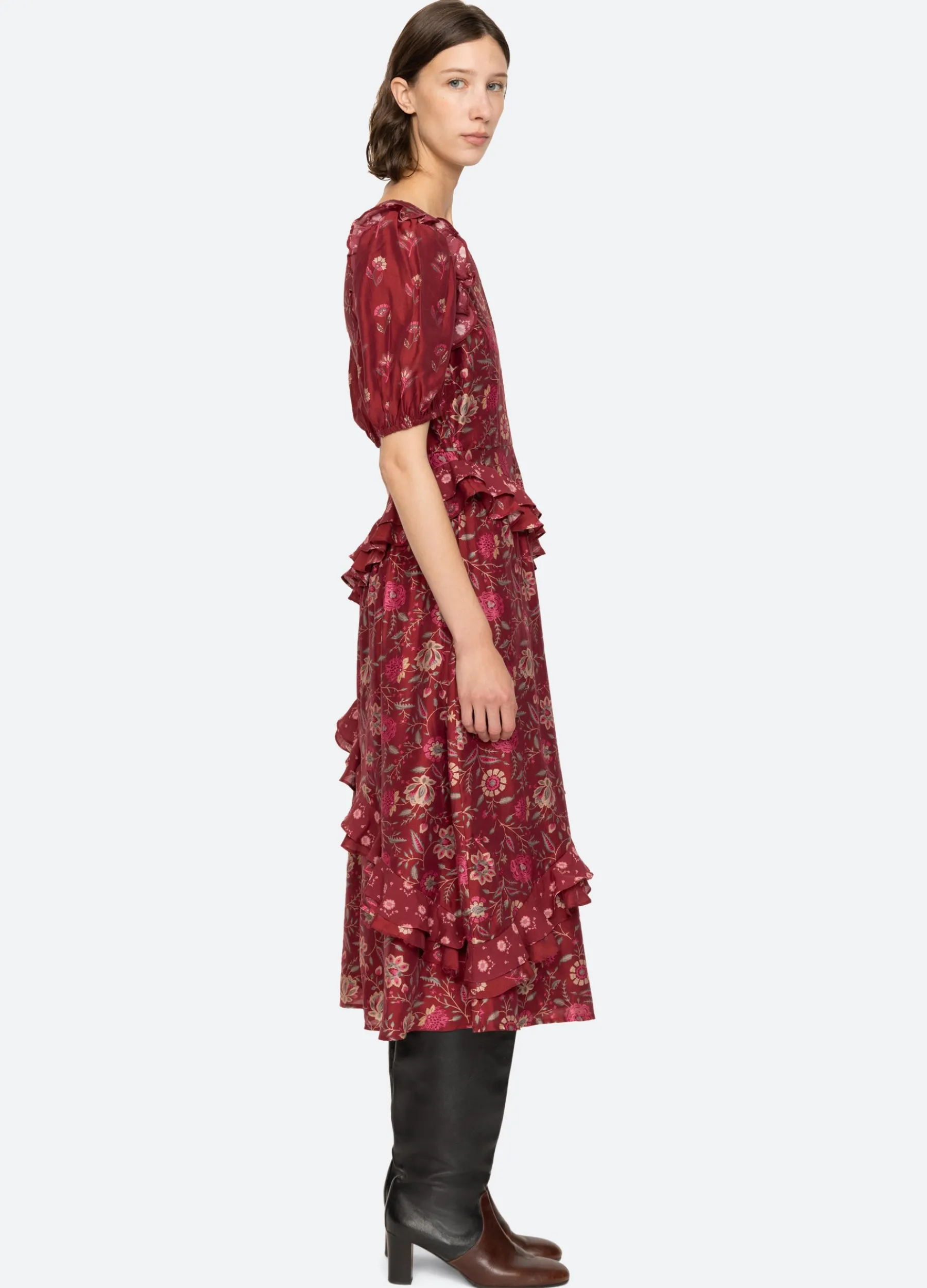 Clearance Sea New York Famke Dress Magenta