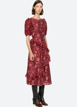 Clearance Sea New York Famke Dress Magenta