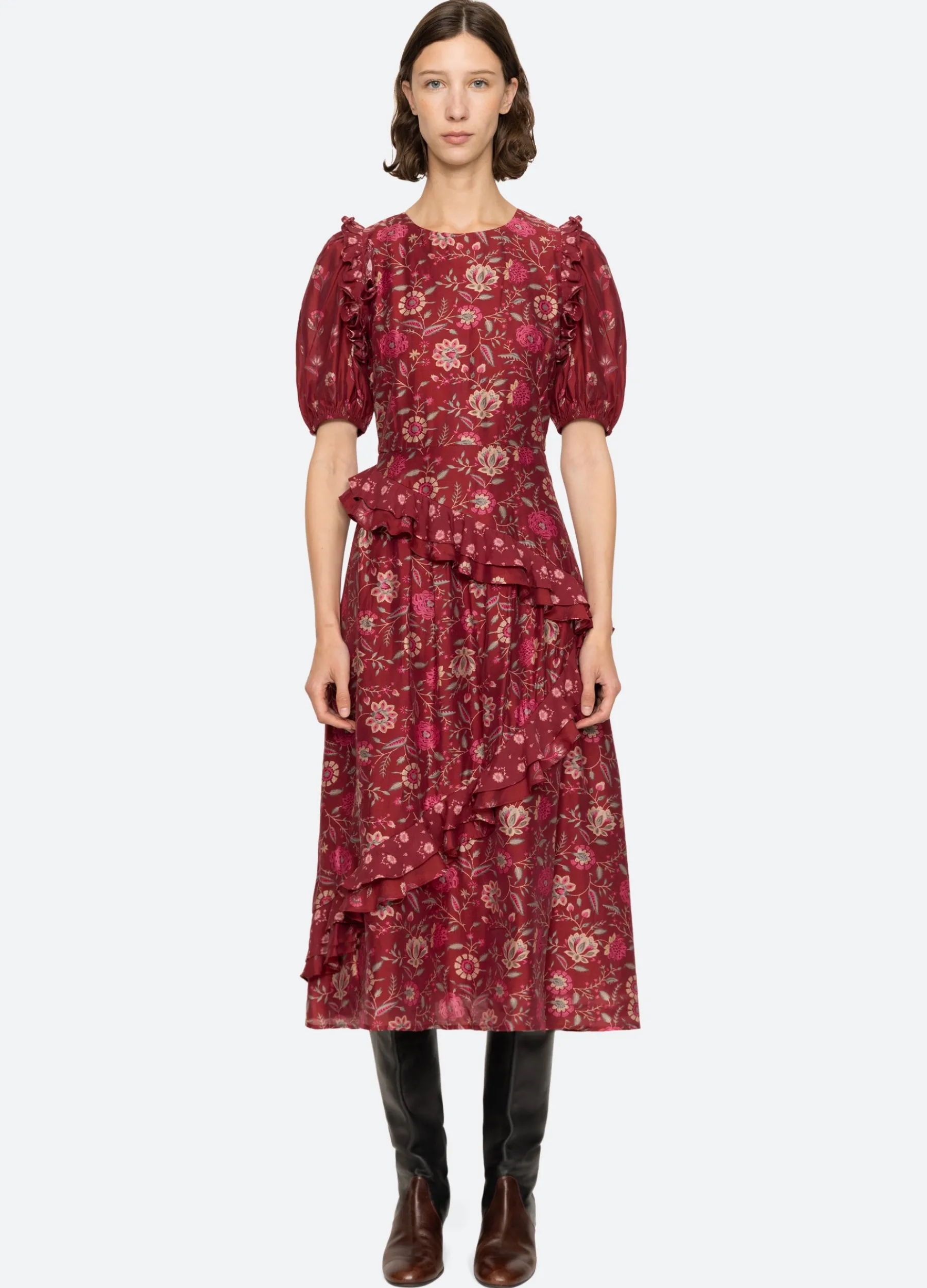 Clearance Sea New York Famke Dress Magenta