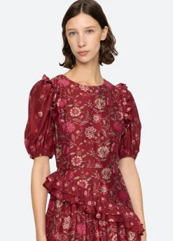 Clearance Sea New York Famke Dress Magenta