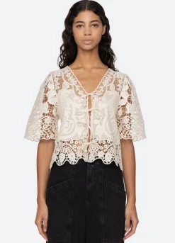 Online Sea New York Gianna Tie Top