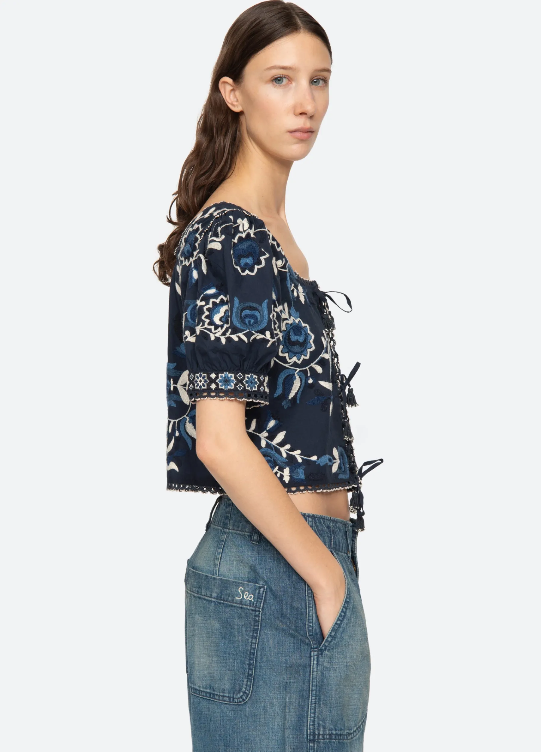 Discount Sea New York Inga Top Navy
