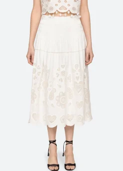 Best Sea New York Jeanetta Skirt White
