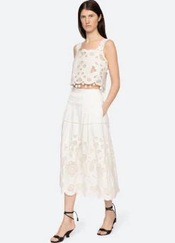 Best Sea New York Jeanetta Skirt White