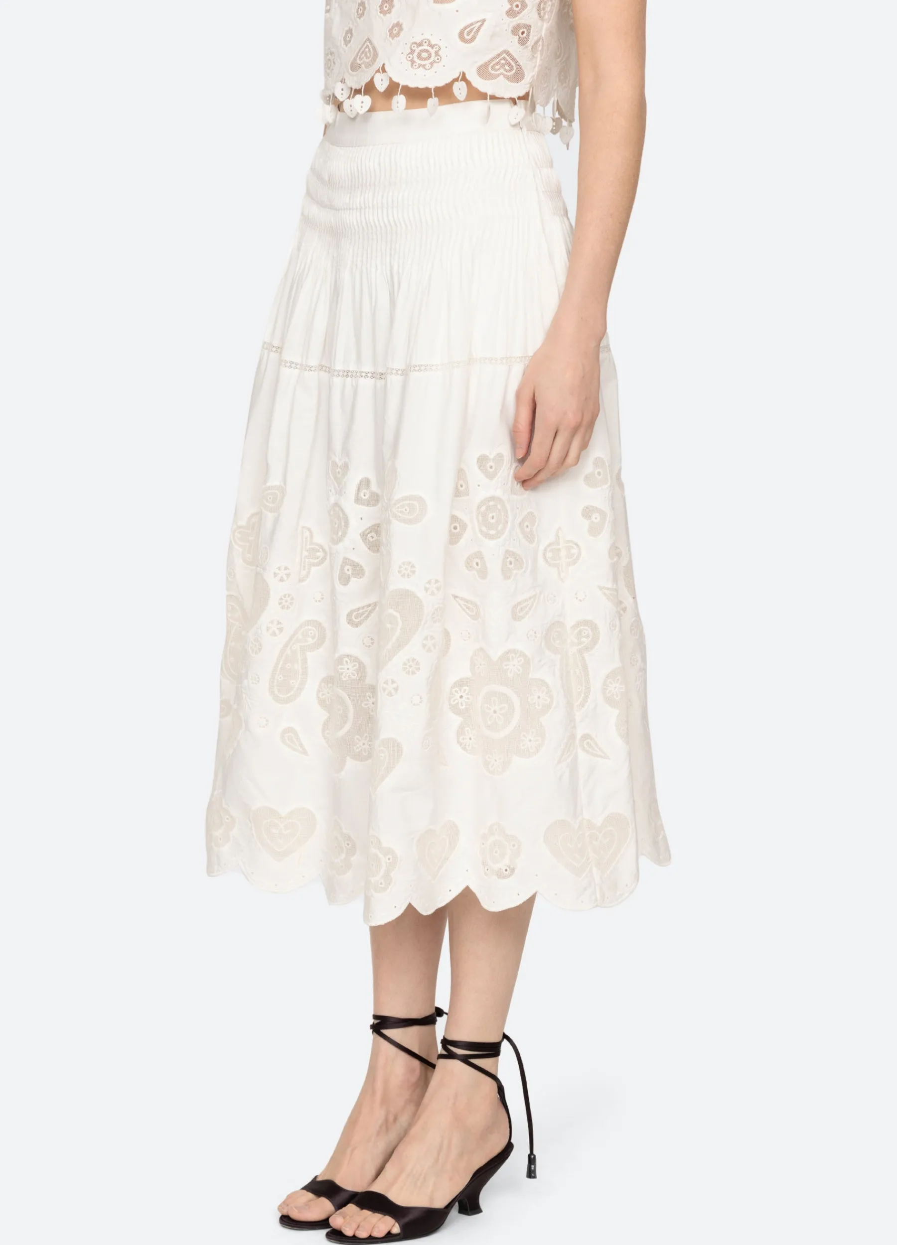 Best Sea New York Jeanetta Skirt White