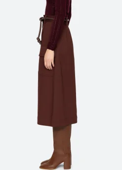 Sale Sea New York Kerith Skirt Burgundy