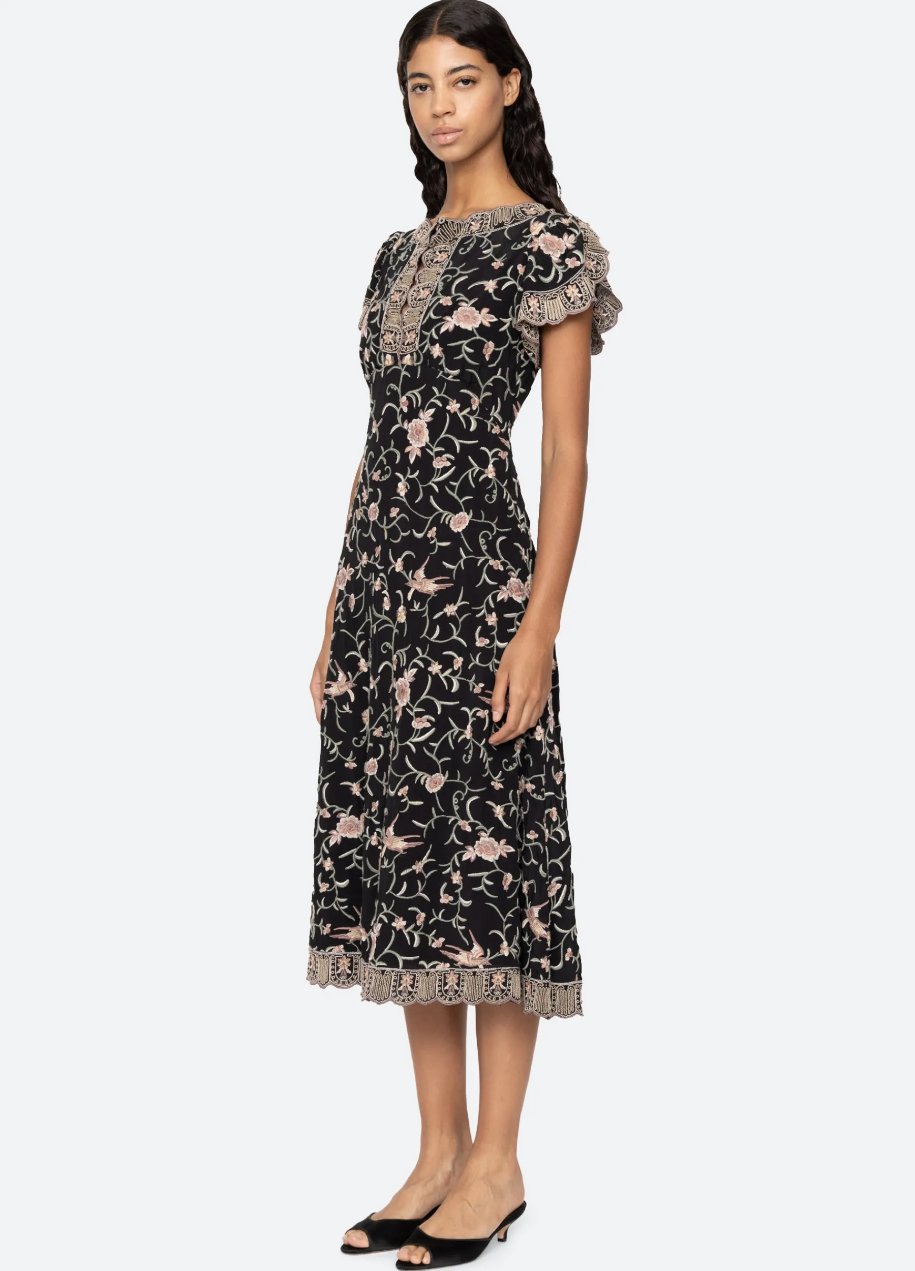 Hot Sea New York Lacey S/S Dress Black