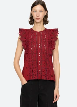 Sale Sea New York Lainey Tank Red