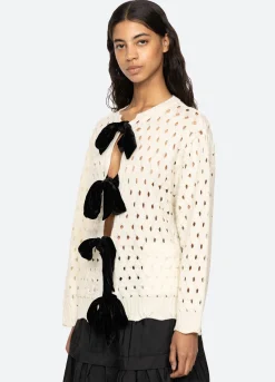 Discount Sea New York Leia L/S Cardigan Cream