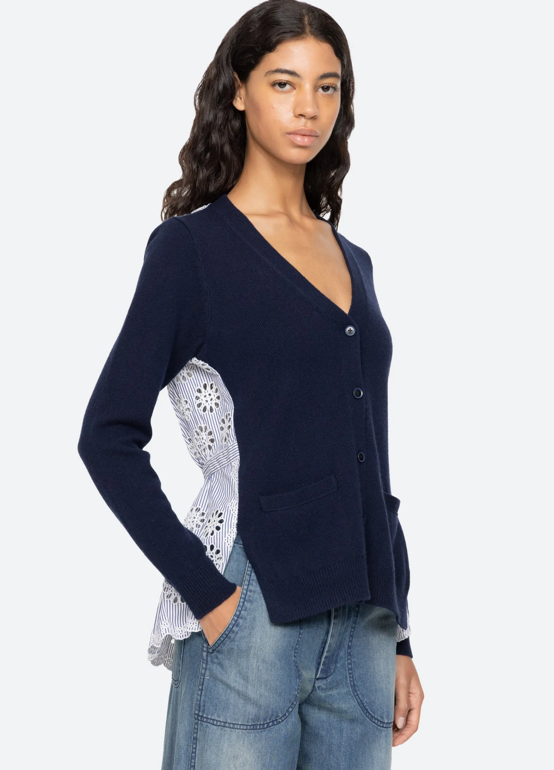 Fashion Sea New York Lennon Cardigan Navy