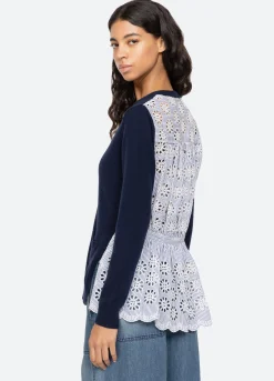 Fashion Sea New York Lennon Cardigan Navy