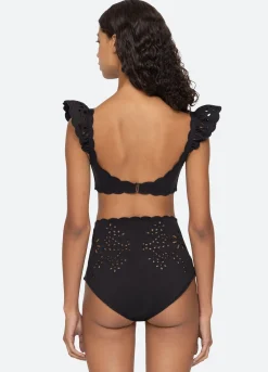 New Sea New York Liat Bikini Top Black