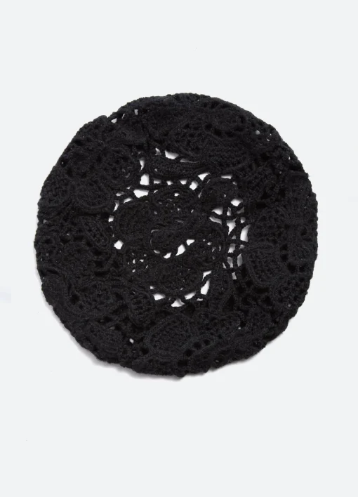 Hot Sea New York Lorena Beret Black