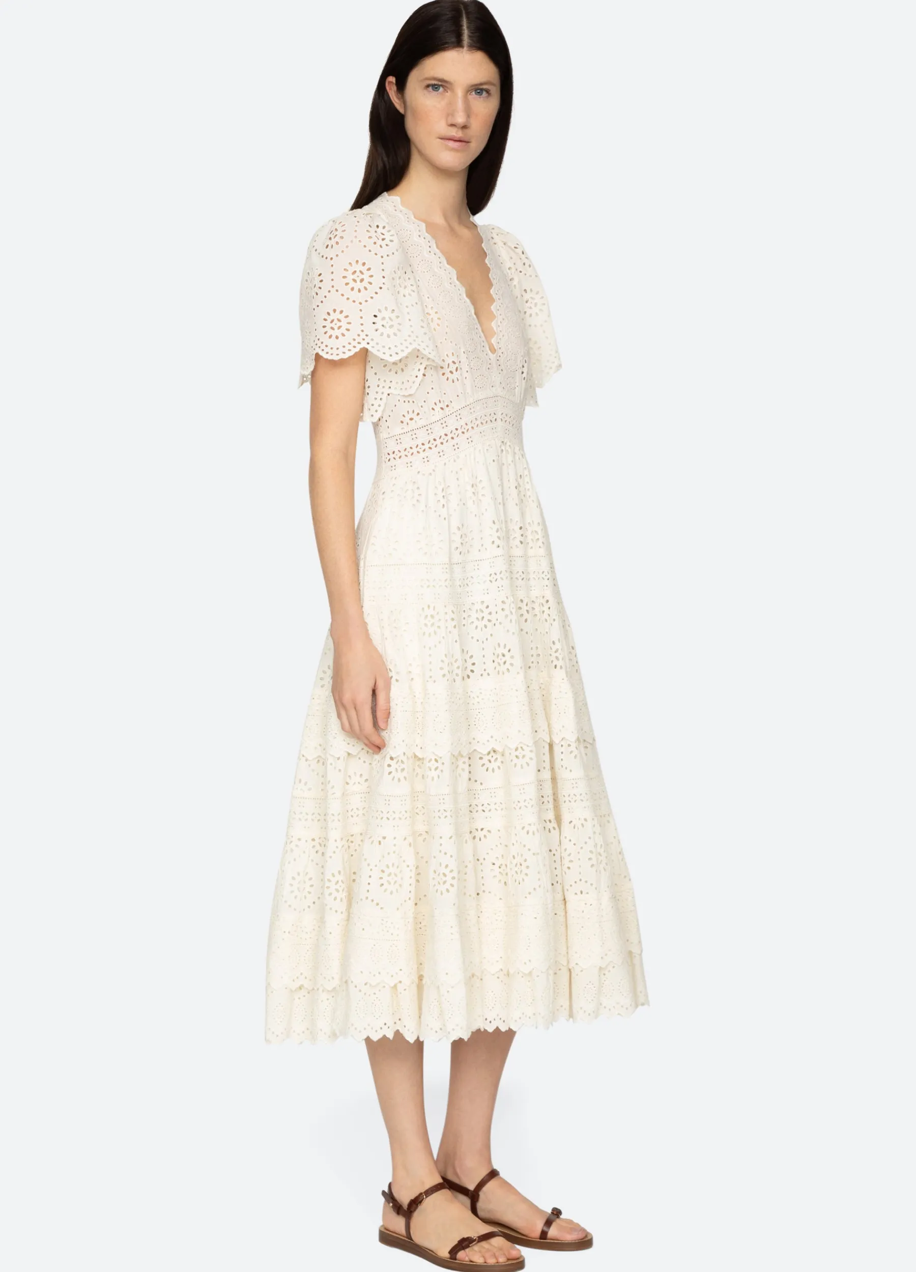 Online Sea New York Lyla Dress Cream